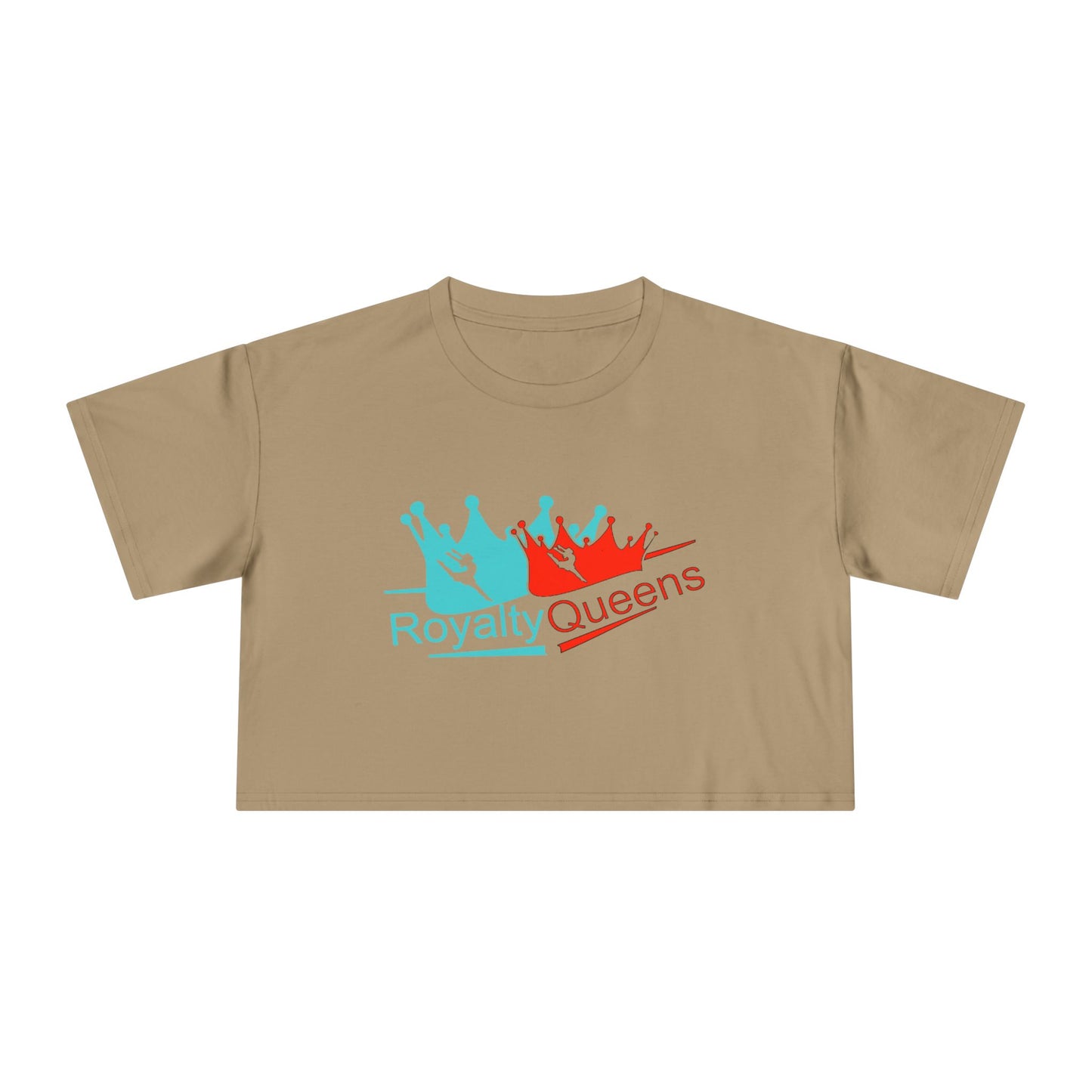 Royalty Queens Women's Crop Tee - Stylish Summer Top, Perfect Gift for Birthdays, Group Events, or Casual Outings