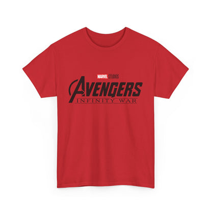 Avengers Infinity War Unisex Heavy Cotton Tee, Marvel Fan Shirt, Superhero Apparel, Gift for Him, Comic Book T-Shirt, Casual Wear