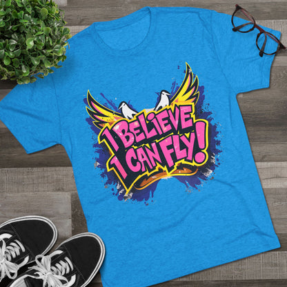 Inspirational Crew Tee - "I Believe I Can Fly" T-Shirt, Motivational Graphic Tee, Unisex Inspirational Wear, Gift for Dreamers, [...]