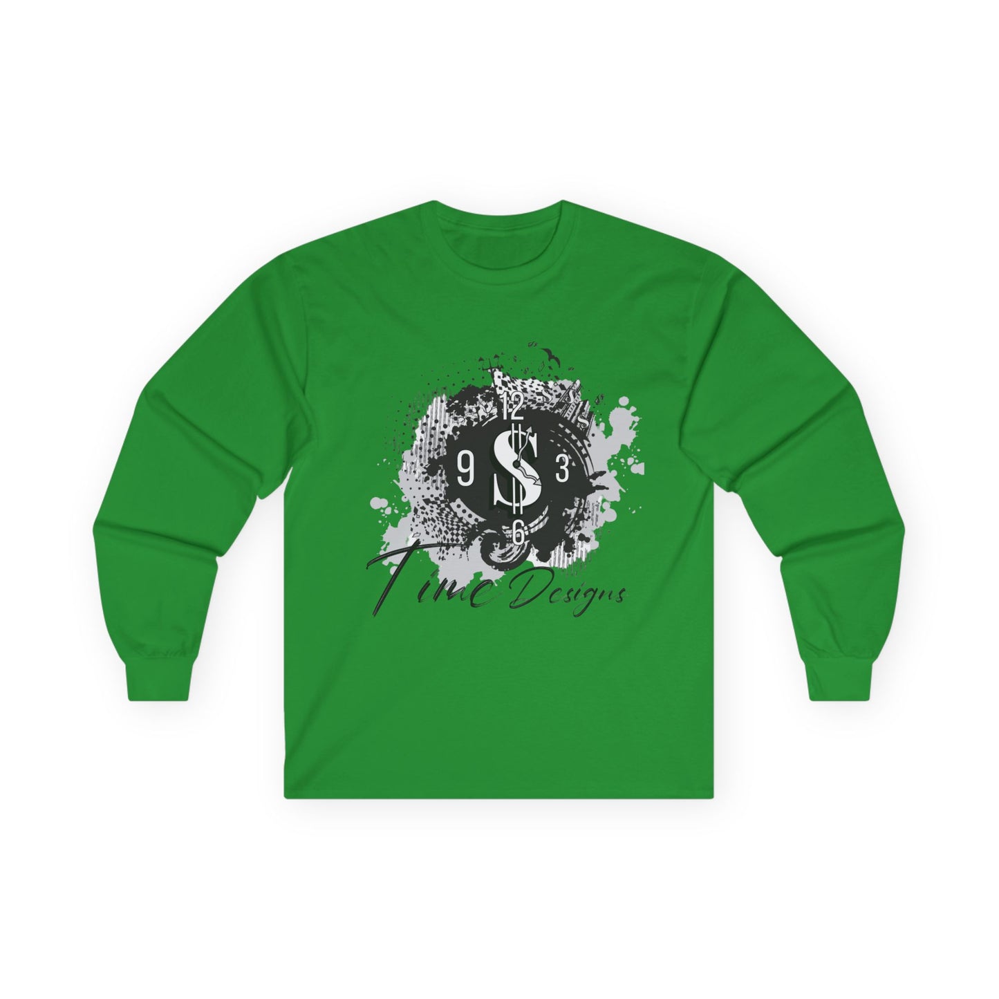 Money Symbol Long Sleeve Tee for Trendsetters