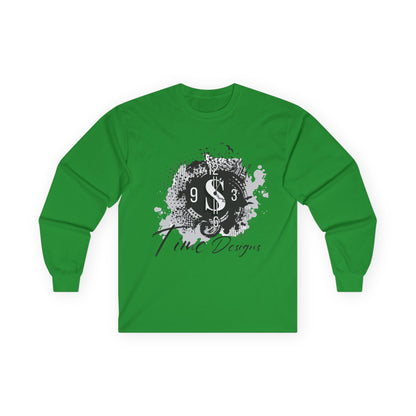 Money Symbol Long Sleeve Tee for Trendsetters