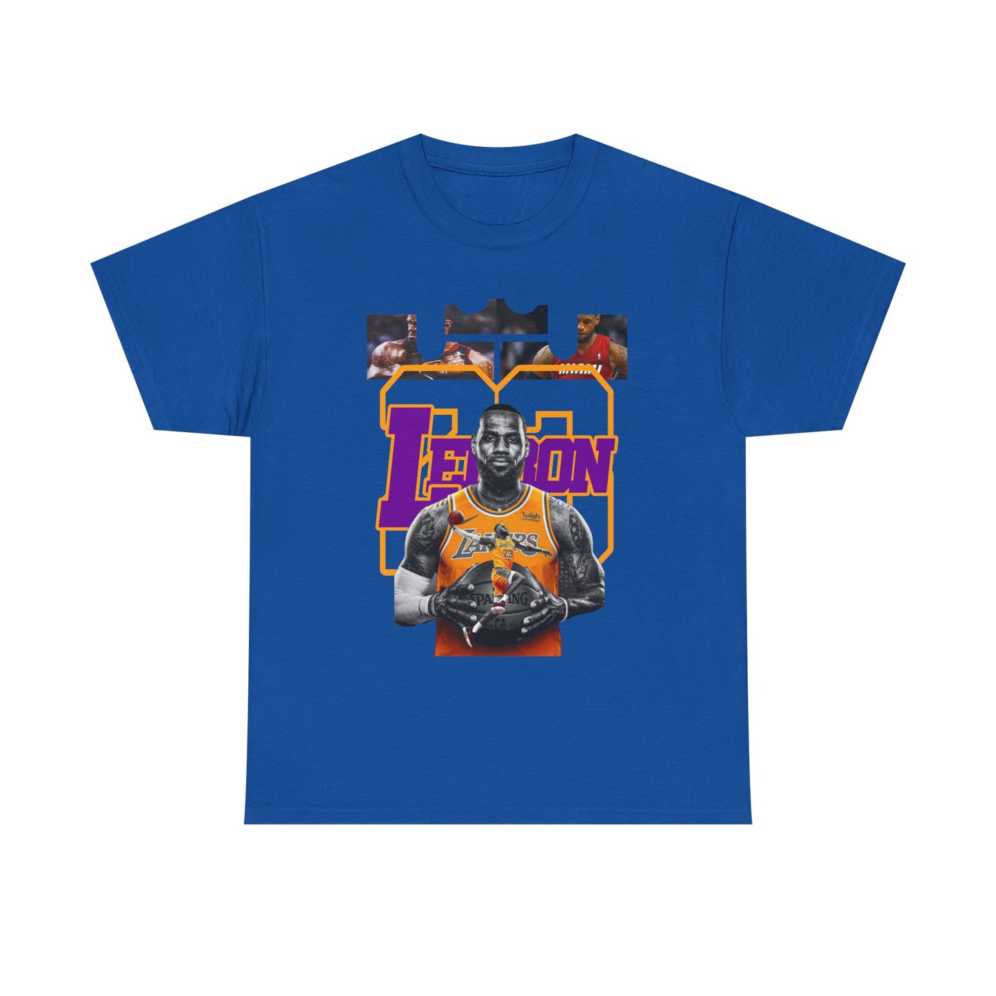 LeBron James Unisex Heavy Cotton Tee - Basketball Fan Apparel