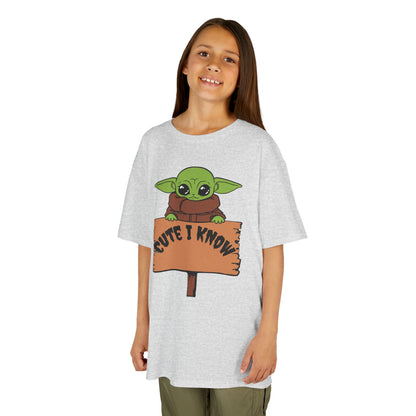 Cute Baby Alien Kids Tee - "Cute I Know" Design for Trendy Kids