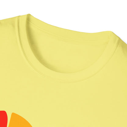 Pride Heart T-Shirt, LGBTQ Apparel, Unisex T-Shirt, Softstyle Tee, Gay Pride Shirt, Celebration Wear, Rainbow Love Tee