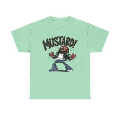 Mustard! Graphic Unisex Heavy Cotton Tee - Fun Casual Streetwear T-Shirt