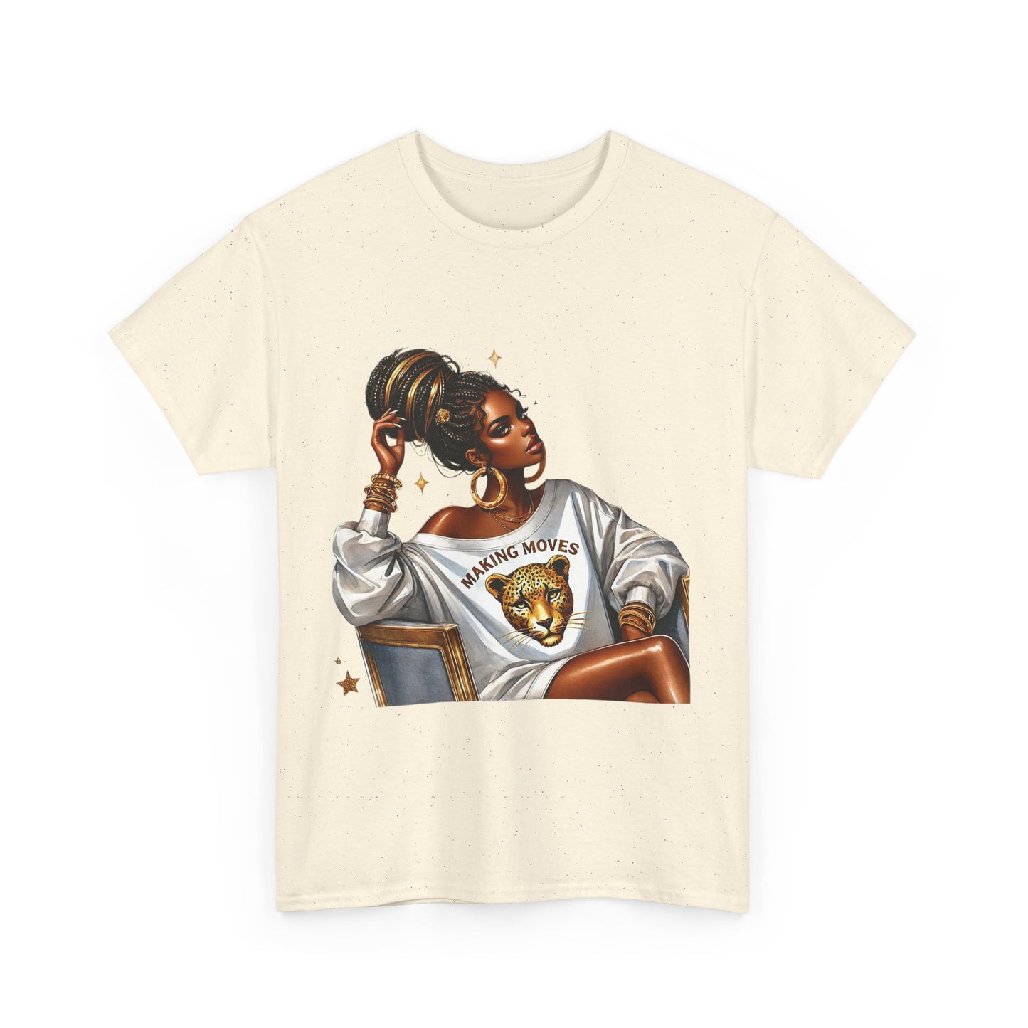 Empowering Women Graphic Tee - 'Making Moves' Heavy Cotton Unisex T-Shirt