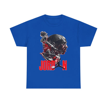 Jordan Inspired Unisex Heavy Cotton Tee - Retro Style Graphic Shirt