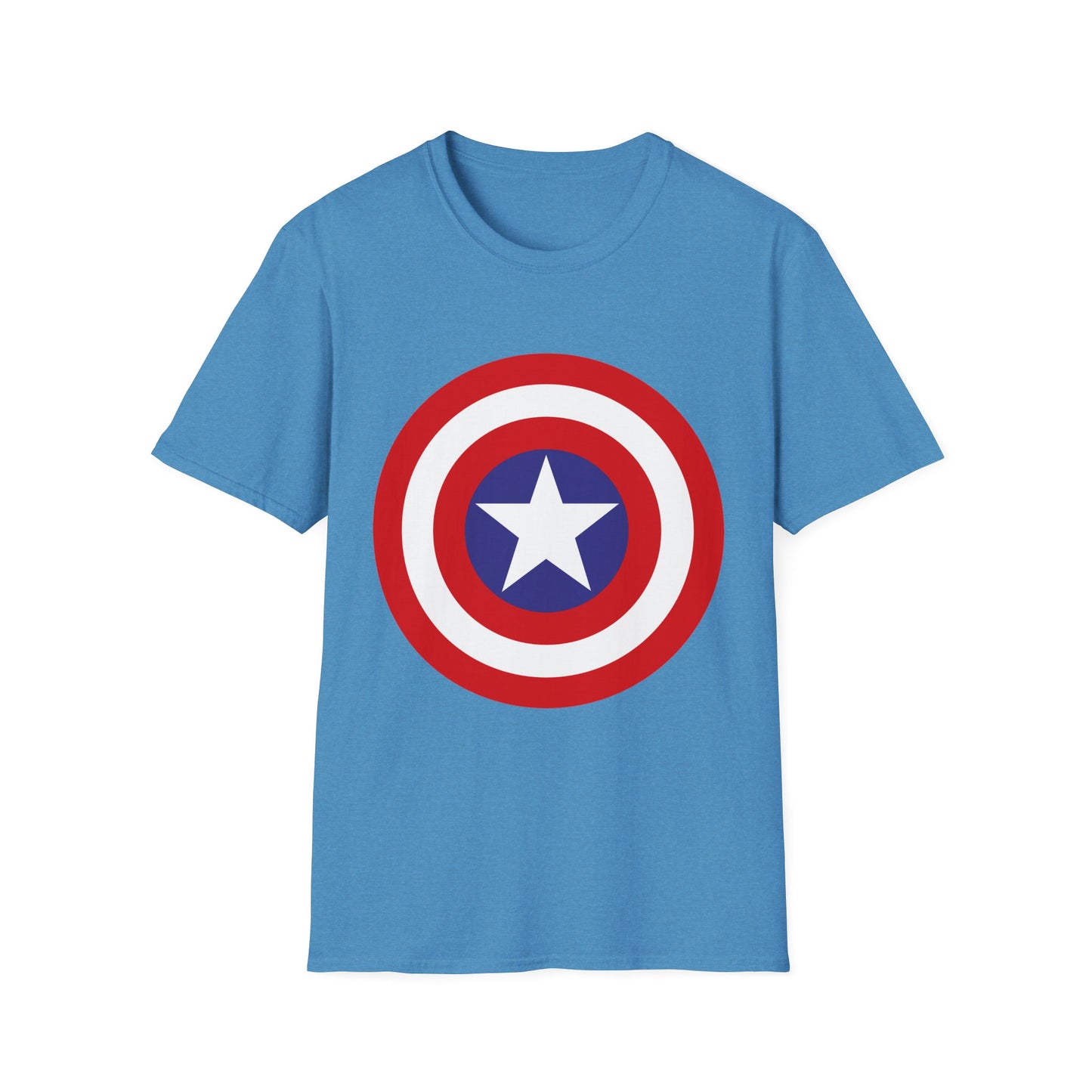 Captain-Inspired Unisex Softstyle T-Shirt, Superbowl Fan Tee, Superhero Gift, Comic Birthday Shirt, Casual Everyday Wear, Graphic Crew [...]