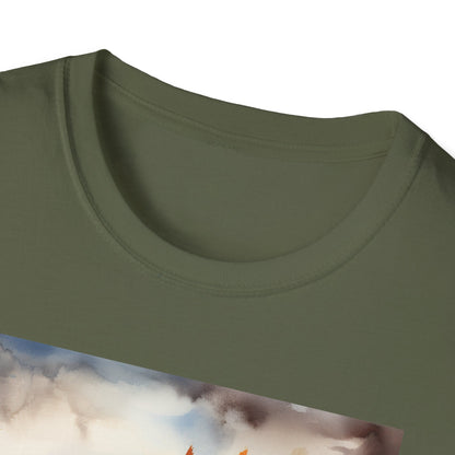 Autumn Scarecrow T-Shirt - Cozy Fall Tee, Pumpkin Patch Shirt, Halloween Apparel, Harvest Festival Gear, Unisex Seasonal Top