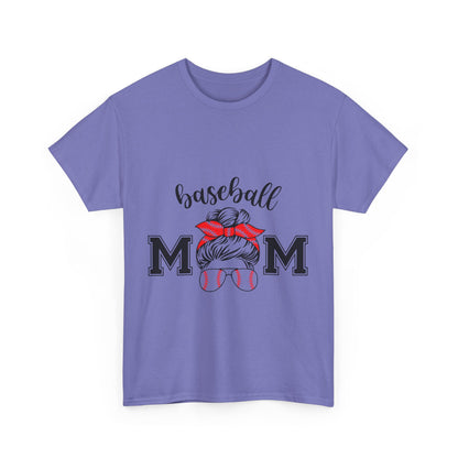Baseball Mom Unisex Heavy Cotton Tee - Perfect for Game Day