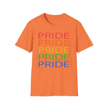 Pride Celebration Unisex T-Shirt | LGBTQ+ Pride Tee, Rainbow Pride Shirt, Equality Apparel, Gift for Pride Month