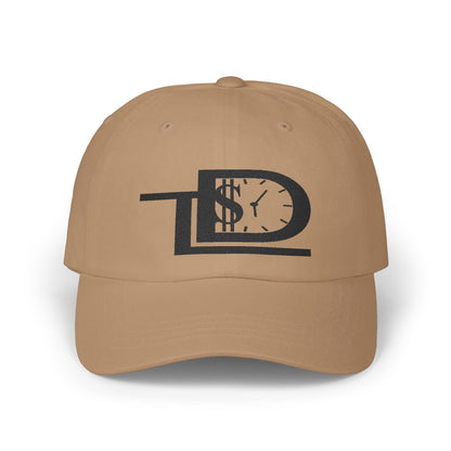 Classic Dad Cap with Dollar Clock Design | Trendy Unisex Hat, Gift for Father's Day, Stylish Everyday Accessory, Adjustable Cap