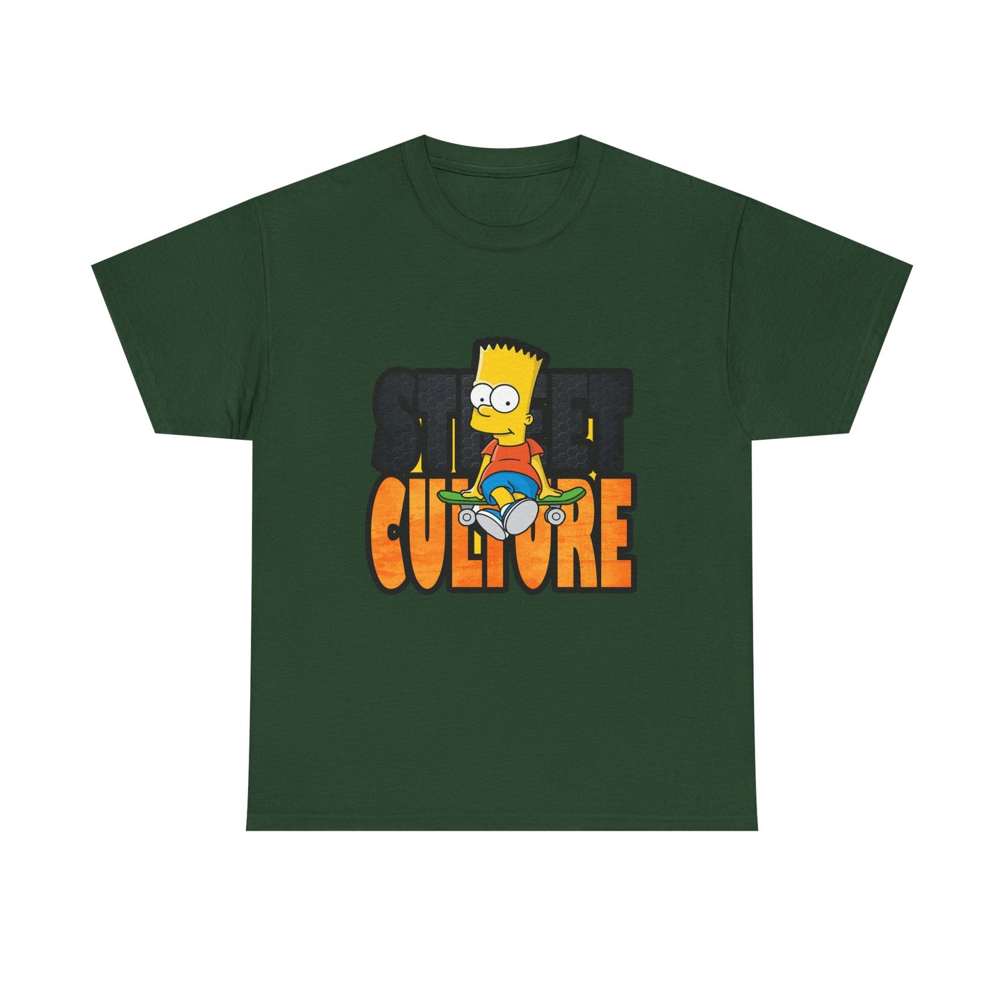 Retro Bart Simpson Unisex Heavy Cotton Tee - Street Culture Vibe
