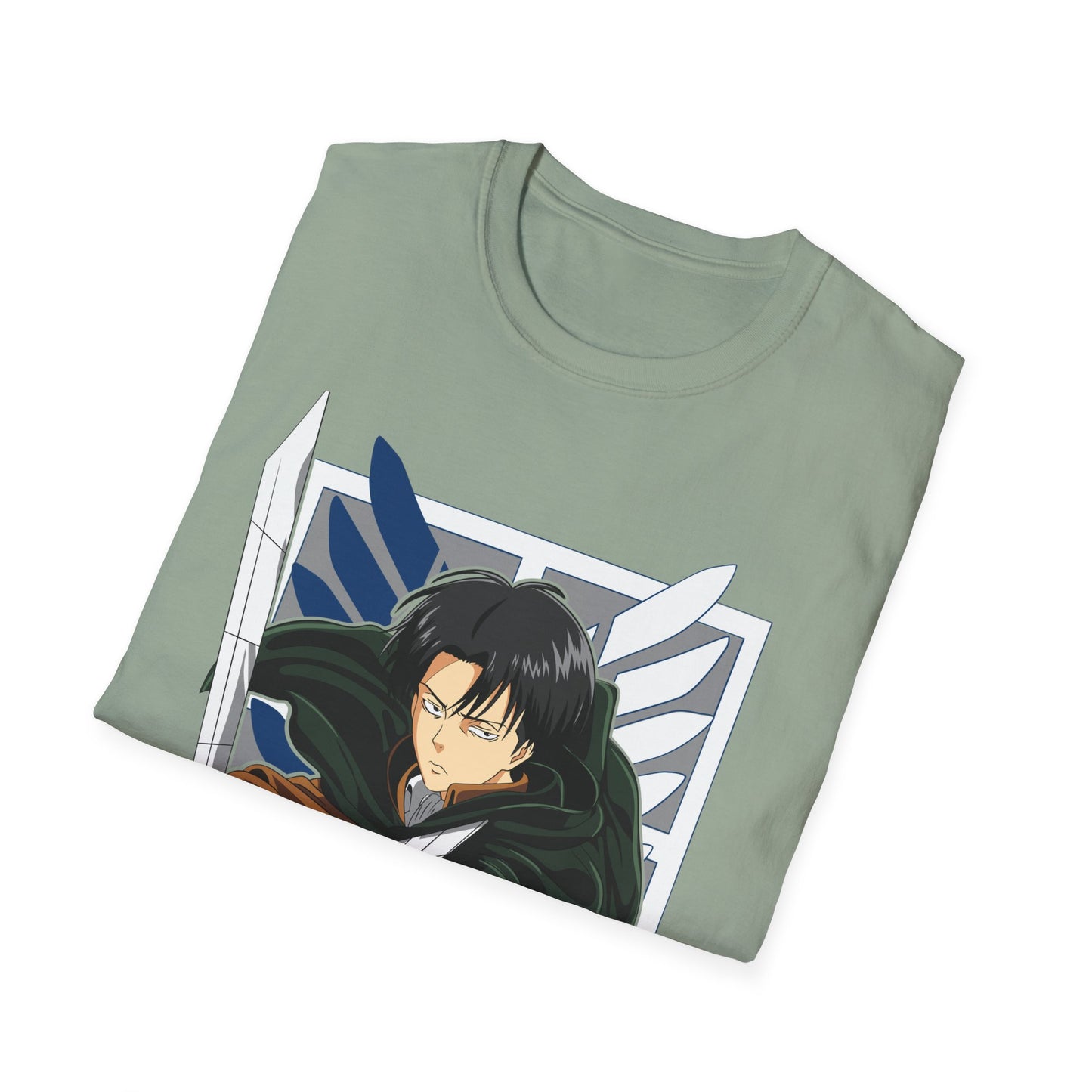 Anime-Inspired Unisex Softstyle T-Shirt, Casual Tee, Gift for Otaku, Geek Apparel, Perfect for Conventions, Everyday Wear, Birthday Gift