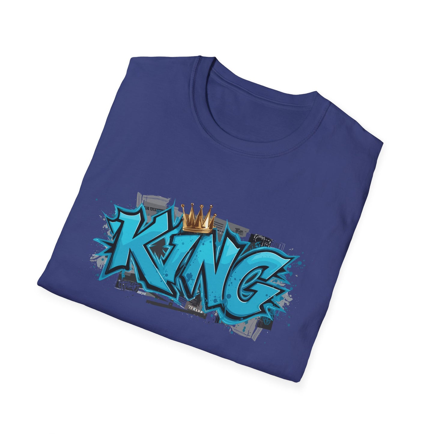 King Graffiti Unisex T-Shirt | Cool Urban Style Tee, Streetwear Fashion, Unique Gift for Him, Self-Expression, Birthday Present