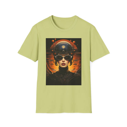 Futuristic Graphic Tee - Unisex Softstyle T-Shirt with Sci-Fi Design