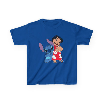 Cute Cartoon Kids Tee, Hawaiian Theme Shirt, Summer Fun Clothing, Gift for Kids, Birthday Party Outfit, Casual Summer Wear