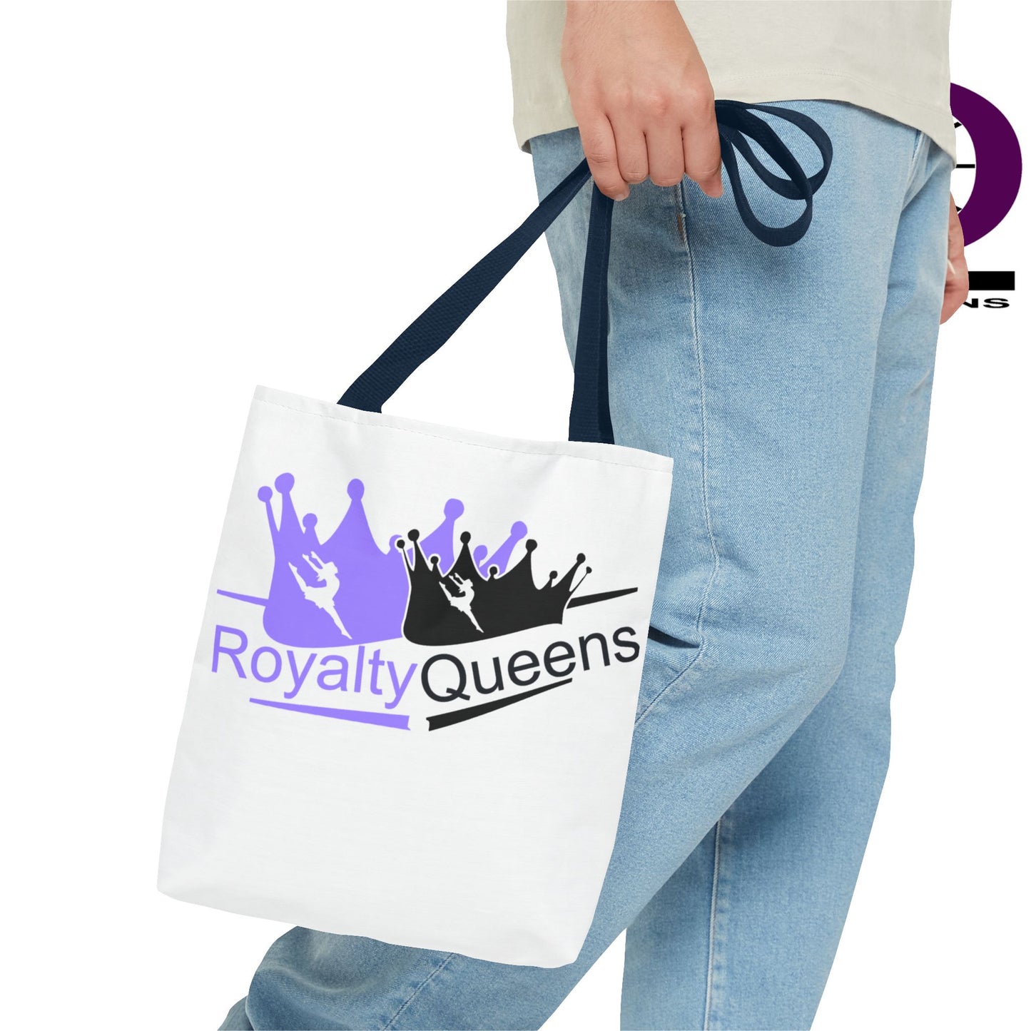 Royalty Queens Tote Bag, Stylish Shopping Tote, Gift for Queens, Dance Enthusiast Bag, Birthday Tote, AOP Design