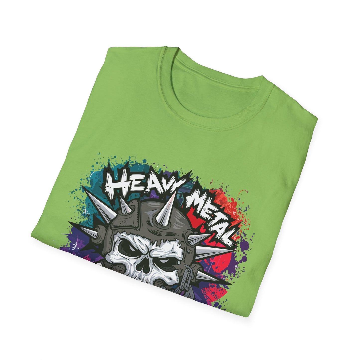 Heavy Metal Kingz Unisex Softstyle T-Shirt, Rock Music Tee, Gift for Metalheads, Concert Apparel, Edgy Graphic Shirt