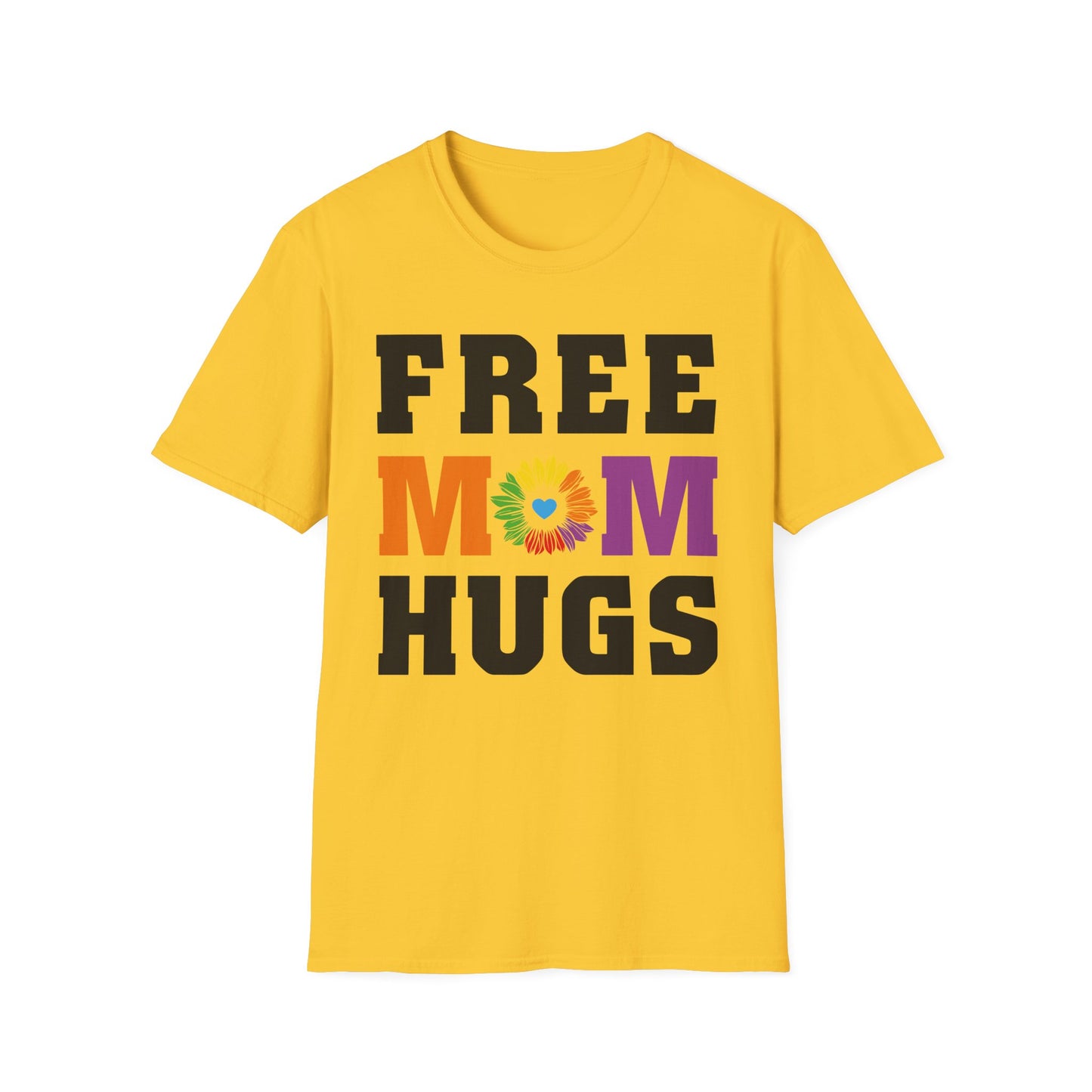 Free Mom Hugs Unisex Softstyle T-Shirt, Perfect for Mother's Day, Gift for Moms, Fun Family Gatherings, LGBTQ Support Tee, Summer [...]