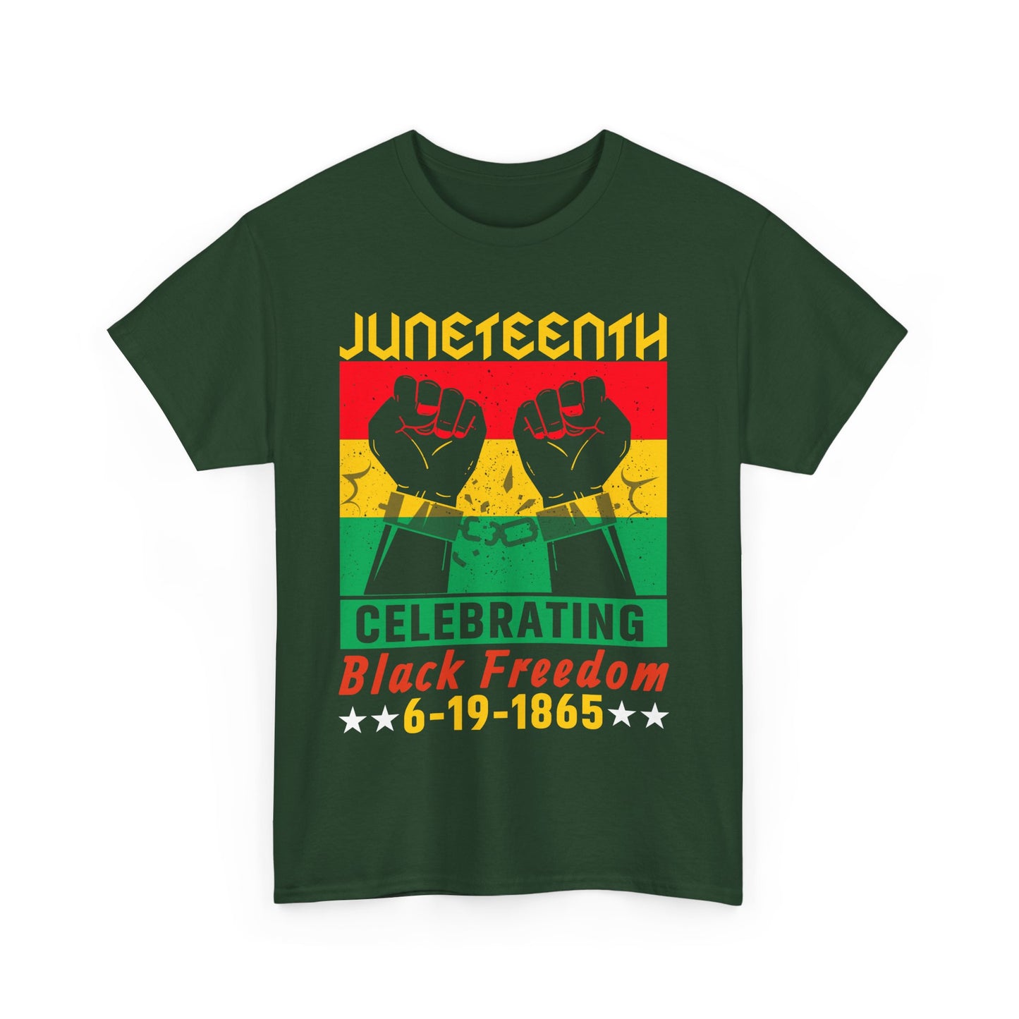 Juneteenth Celebration Tee, Unisex Cotton Shirt, Black Freedom T-Shirt, 6-19-1865 Heritage Top, Summer Festival Apparel, History Shirt