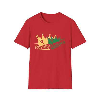 Royalty Queens Unisex Softstyle T-Shirt, Perfect for Birthdays, Celebrations, Gifts, Casual Wear, Fun Events