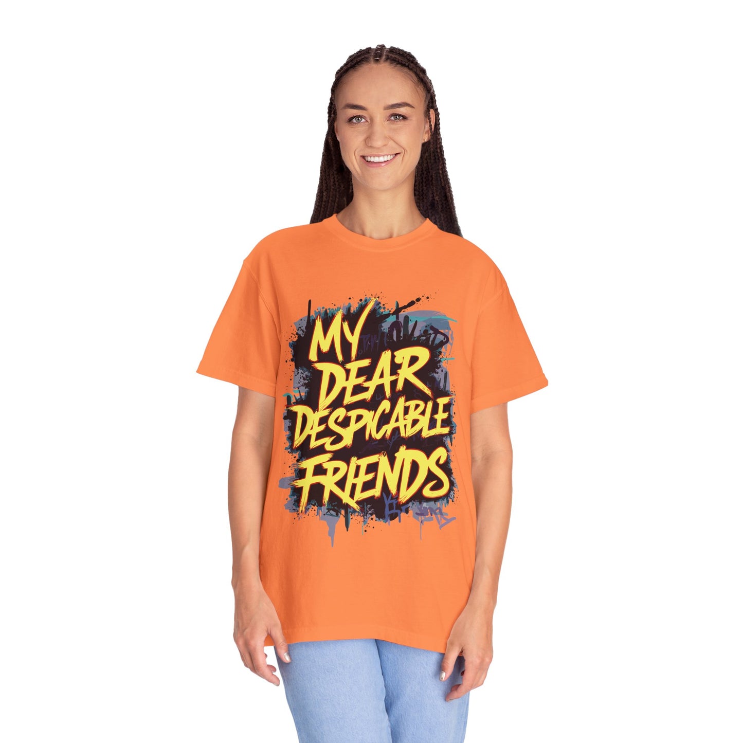 Despicable Friends Graphic Tee, Unisex T-Shirt, Casual Wear, Gift for Friends, Fun Statement Shirt, Graphic Tee for Fans
