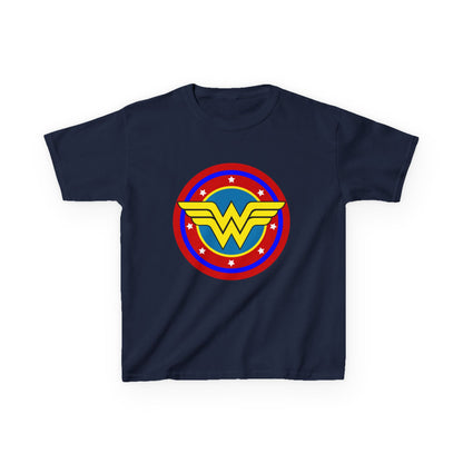 Wonder Woman Kids Tee, Superhero Shirt, Birthday Gift, Comic Book Apparel, Children's Clothing, Cartoon T-Shirt, Movie Merchandise