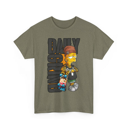 Daily Grind Unisex Heavy Cotton Tee - Casual Streetwear Shirt