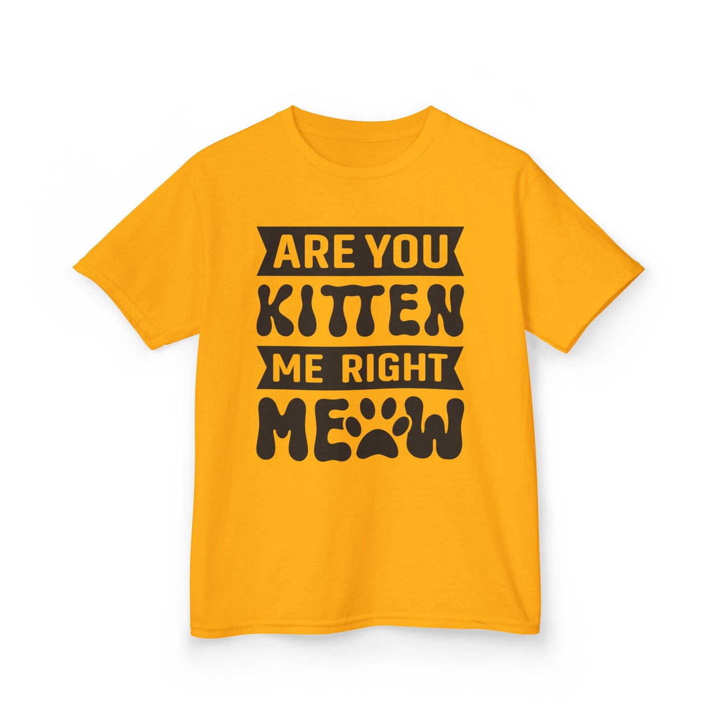 Cute Kids Tee - "Are You Kitten Me Right Meow" T-Shirt for Cat Lovers, Birthday Gift, Funny Pet Shirt, Kids' Humor Clothing, Animal [...]