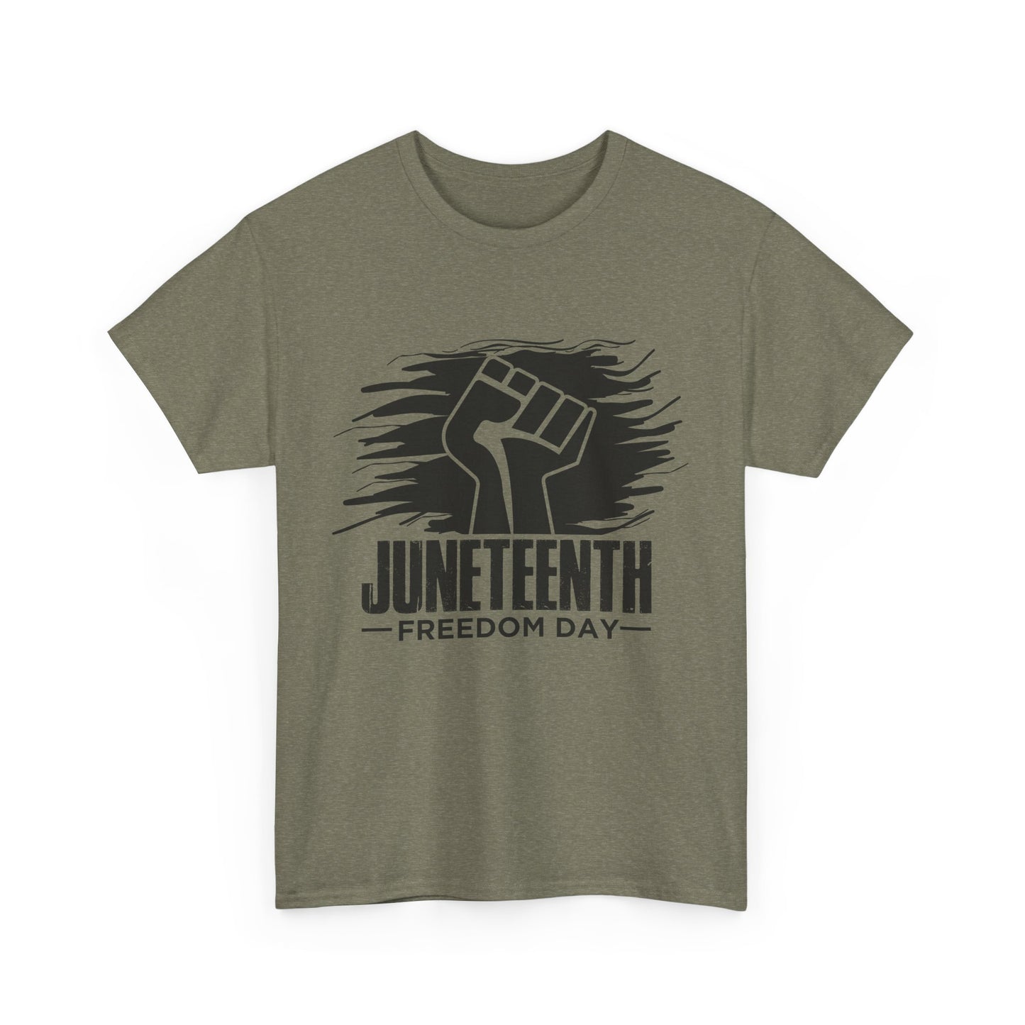 Juneteenth Freedom Day Tee, Unisex Heavy Cotton, Black Power Graphic Shirt, Everyday Wear, Freedom Celebration Apparel, Juneteenth Gift