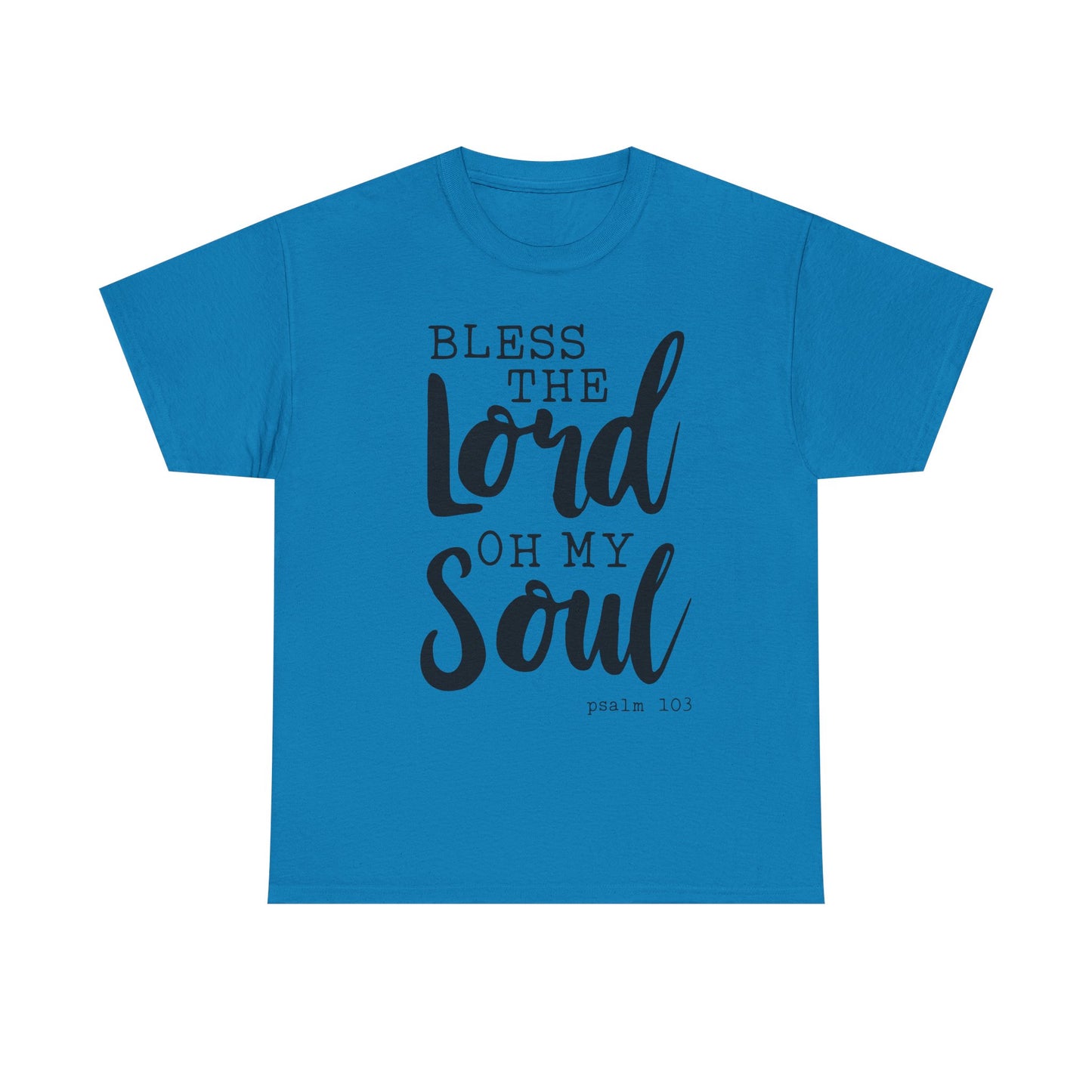 Bless the Lord Unisex Heavy Cotton Tee - Inspirational Christian Shirt