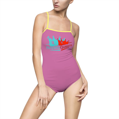 Women's One-Piece Swimsuit – 'Royalty Queens' Swimwear, Beachwear, Poolside Fun, Summer Fashion, Vacation Essentials