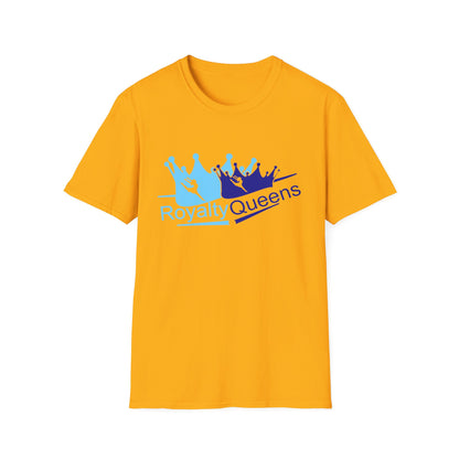 Royalty Queens Unisex Softstyle T-Shirt, Casual Apparel, Birthday Gift, Pride Celebration, Queen Themed Fashion, Everyday Wear