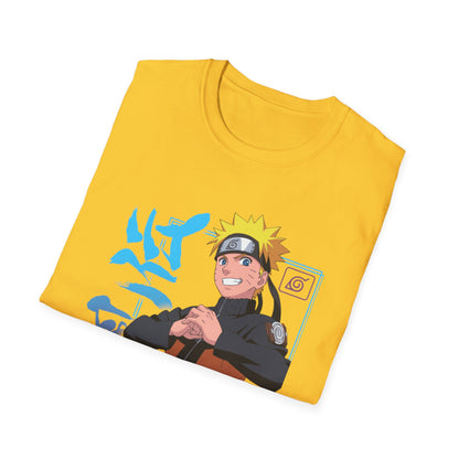 Anime-Inspired Unisex Softstyle T-Shirt - Naruto Design