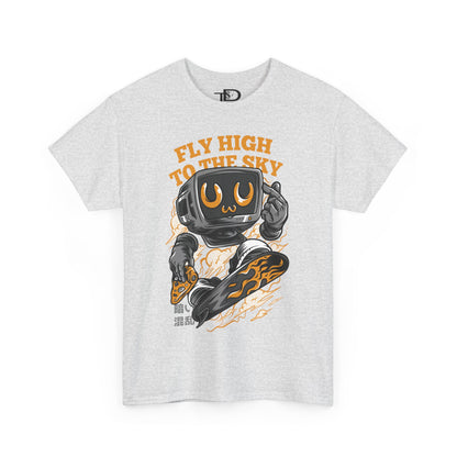 Fly High Graphic Tee, Unisex Cotton T-Shirt, Casual Streetwear, Gift for Him/Her, Fun Summer Tee, Trendy Outdoor Shirt