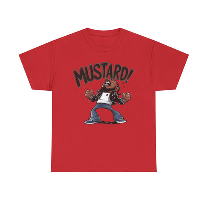 Mustard! Graphic Unisex Heavy Cotton Tee - Fun Casual Streetwear T-Shirt