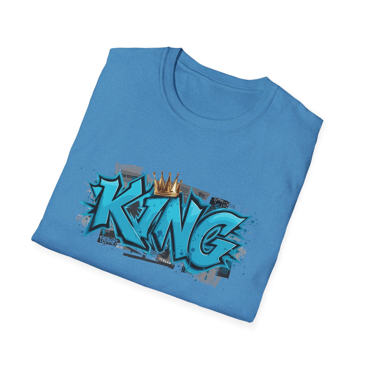 King Graffiti Unisex T-Shirt | Cool Urban Style Tee, Streetwear Fashion, Unique Gift for Him, Self-Expression, Birthday Present