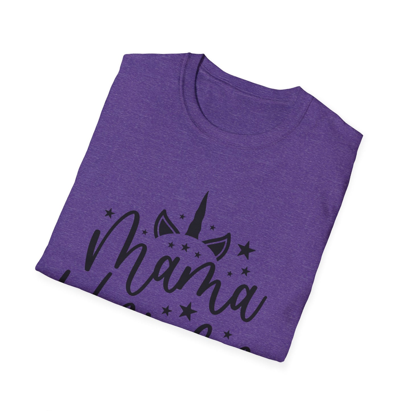 Mama Unicorn Unisex Softstyle T-Shirt – Perfect Gift for Moms, Magical Occasions & Everyday Wear