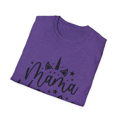 Mama Unicorn Unisex Softstyle T-Shirt – Perfect Gift for Moms, Magical Occasions & Everyday Wear
