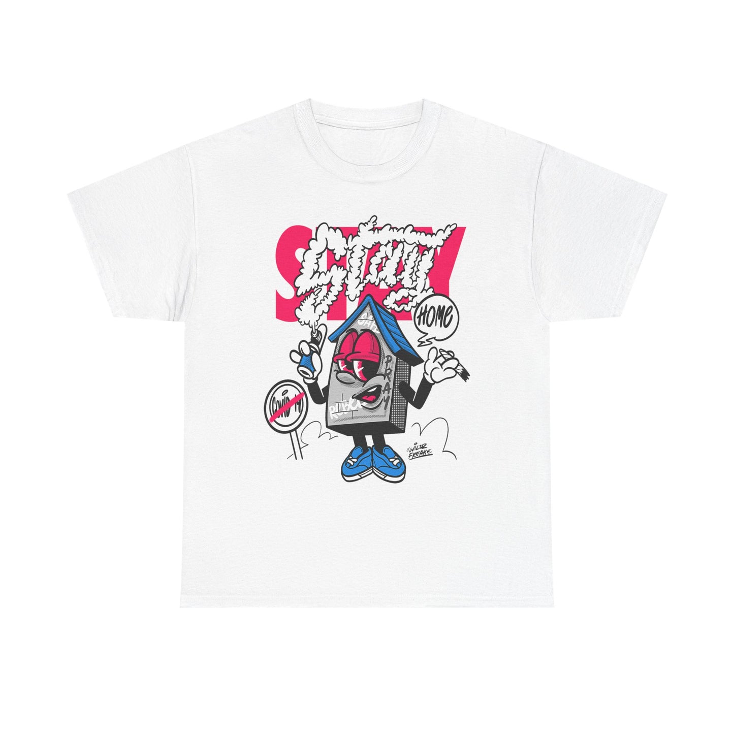 Street Art Unisex Heavy Cotton Tee - SNOT HOME Graphic Design