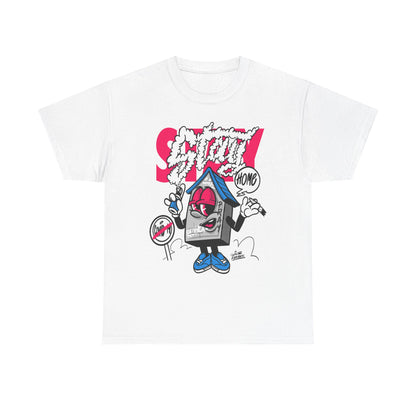 Street Art Unisex Heavy Cotton Tee - SNOT HOME Graphic Design