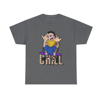 Chill Vibes Unisex Heavy Cotton Tee – Perfect for Relaxed Days
