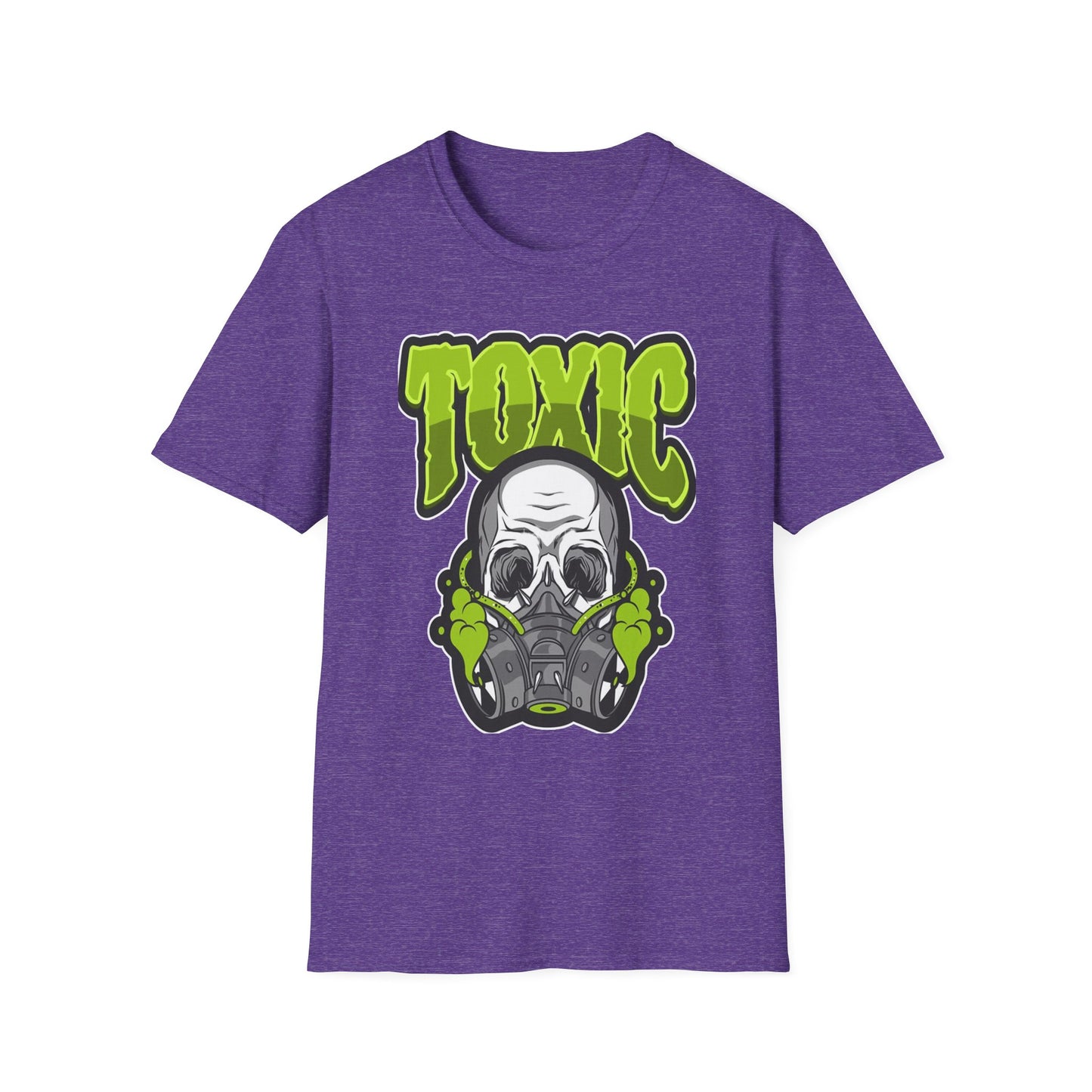 Toxic Skull Graphic Tee - Unisex Softstyle T-Shirt