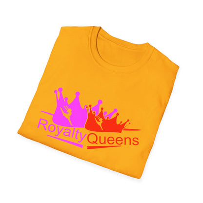 Royalty Queens T-Shirt - Celebrate Your Inner Queen, Unisex Softstyle Tee, Ideal for Birthdays, Pride Events, Feminist Gatherings, [...]