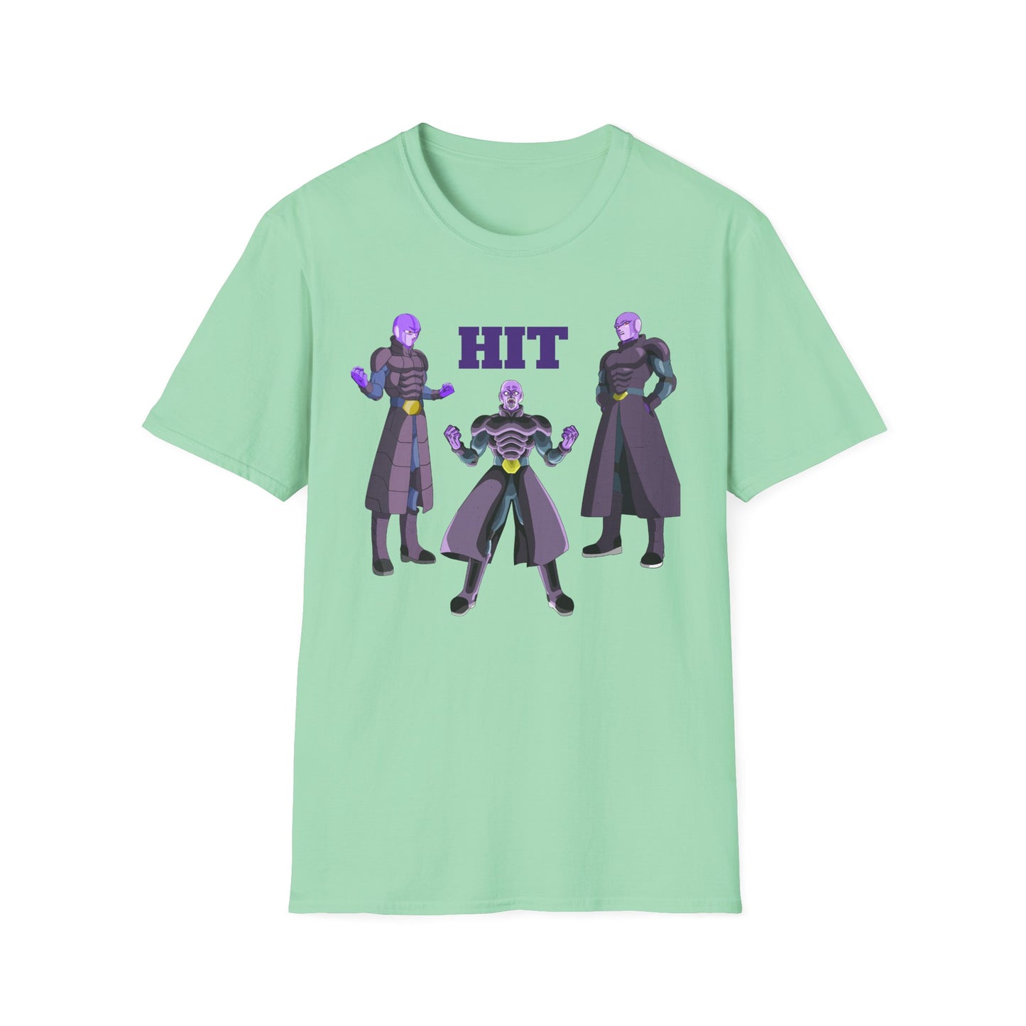 Unisex Softstyle T-Shirt - HIT Character Design for Anime Lovers