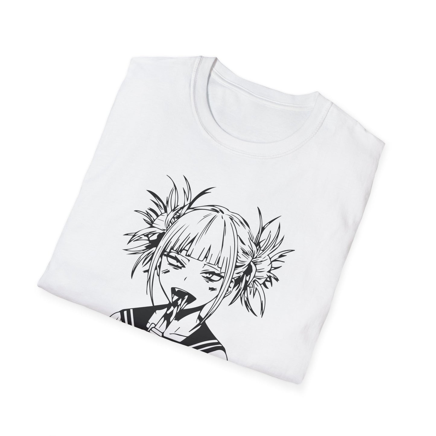 Cute Anime Character Unisex Softstyle T-Shirt - Perfect for Fans and Casual Wear