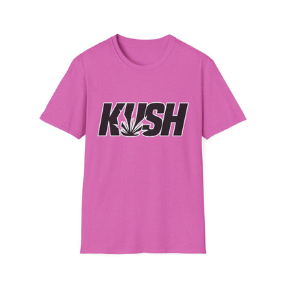 KUSH Graphic Unisex Softstyle T-Shirt - Cool Cannabis Vibe
