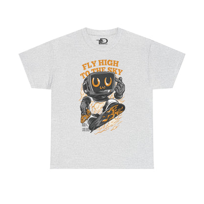 Fly High Graphic Tee, Unisex Cotton T-Shirt, Casual Streetwear, Gift for Him/Her, Fun Summer Tee, Trendy Outdoor Shirt