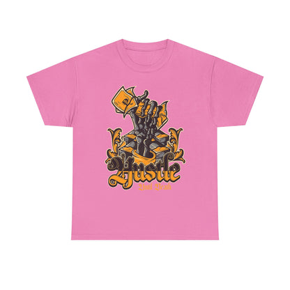 Hustle Unisex Heavy Cotton Tee - Motivational Graphic Shirt for Every Aspiring Dreamer